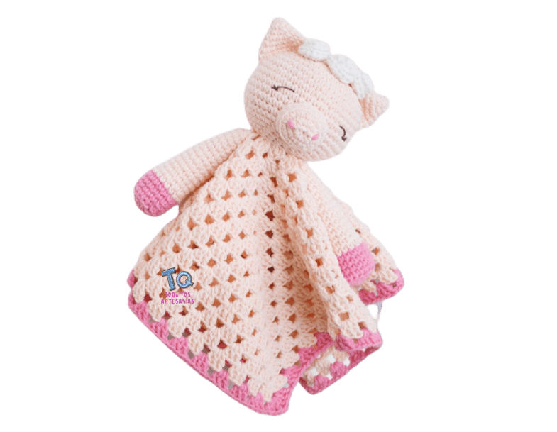 Cerdita peppa pig Manta De Apego - Imagen 3