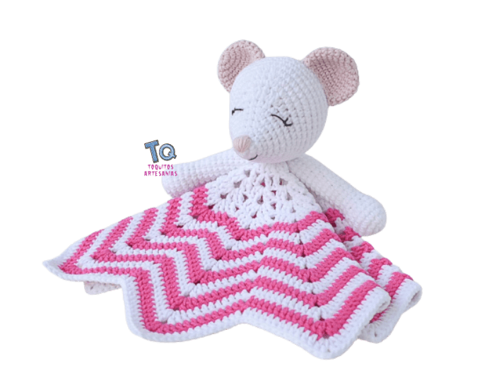 Ratoncita Angelina Manta De Apego - Imagen 2