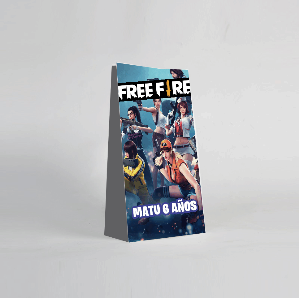 Free Fire Bolsa souvenirs