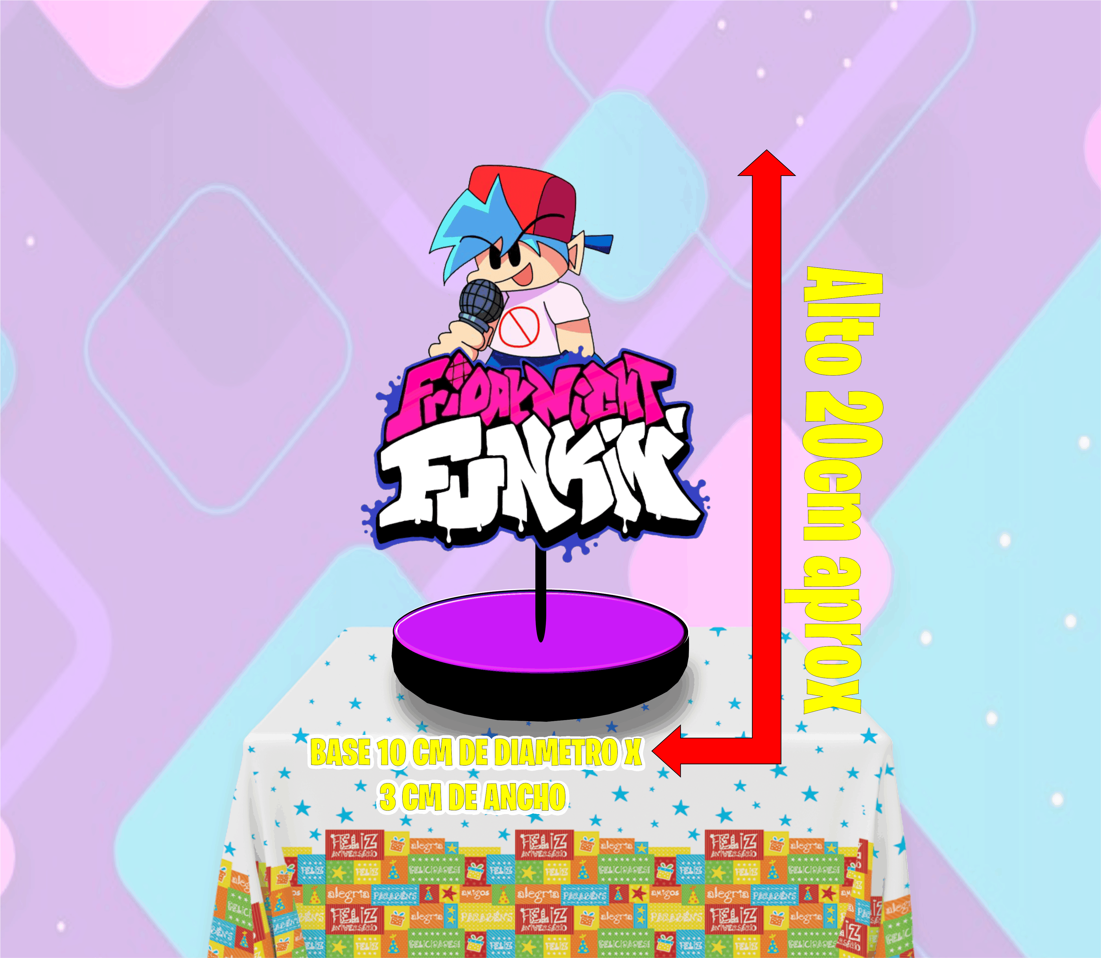 Friday Night Funkin' Centro de mesa - Imagen 2