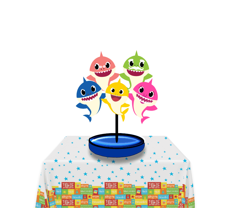 Baby Shark Centro de mesa