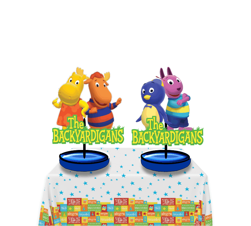 Backyardigans Centro de mesa