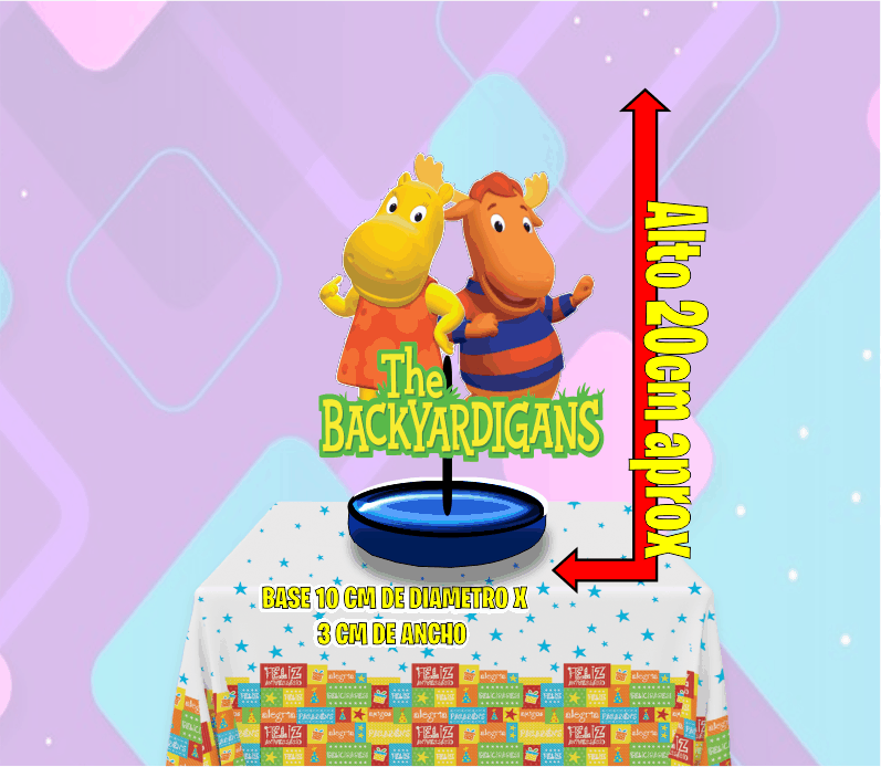 Backyardigans Centro de mesa - Imagen 2