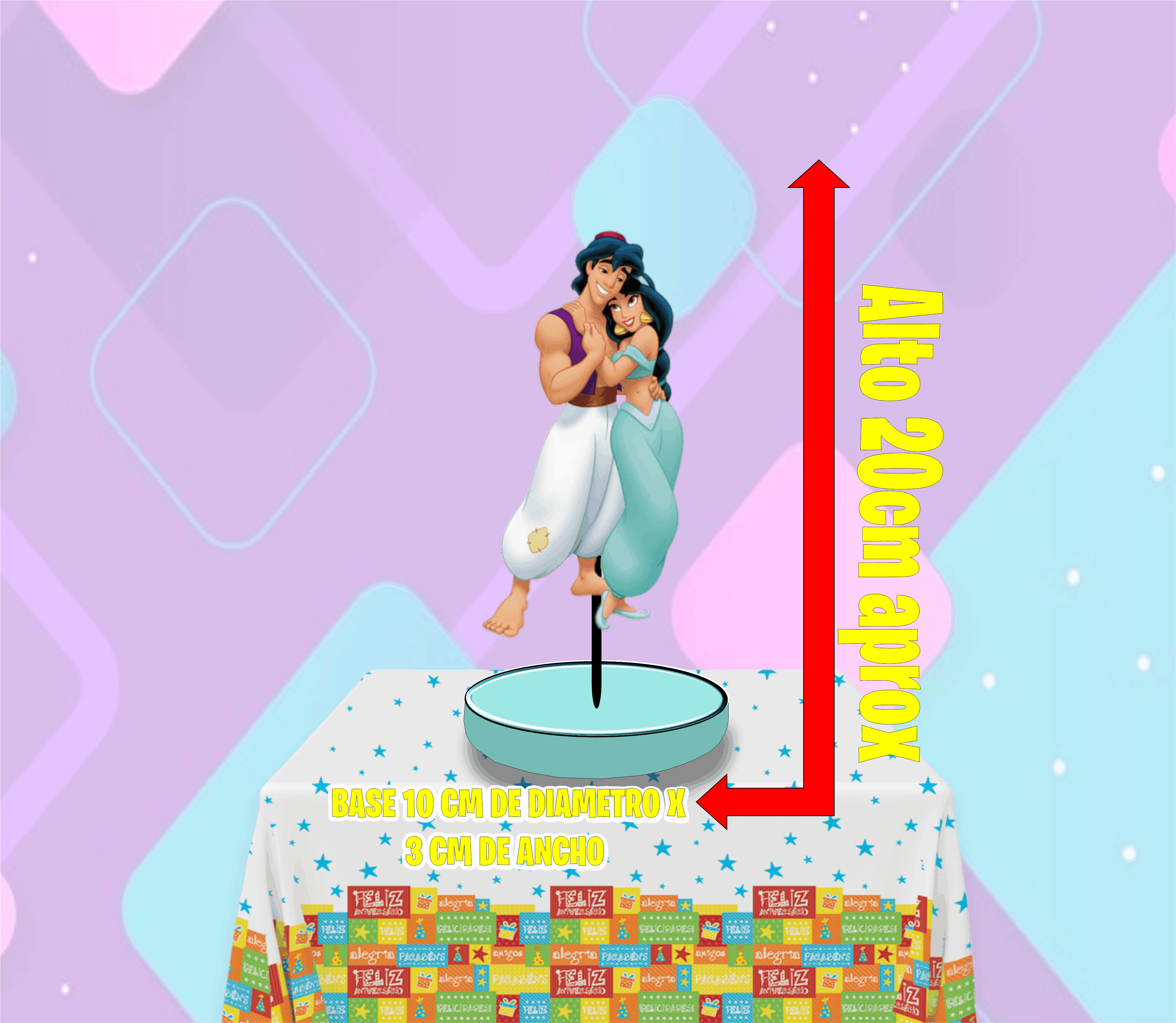 Aladin Centro de mesa - Imagen 2