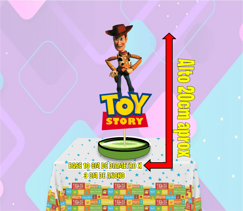 Toy Story Centro de mesa - Imagen 2
