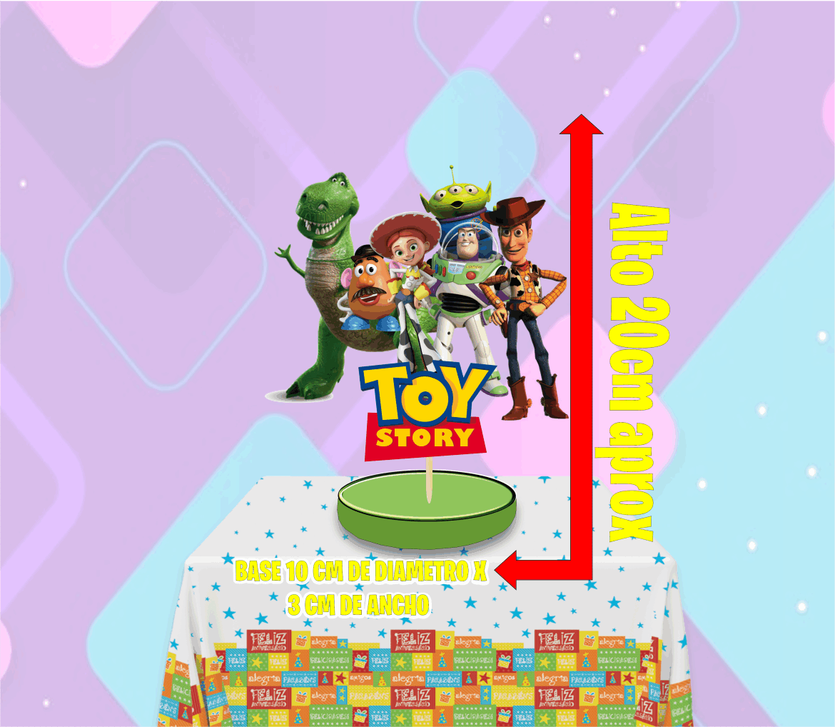 Toy Story Centro de mesa (copia) - Imagen 2
