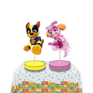 patrulla canina mighty pups Centro de mesa