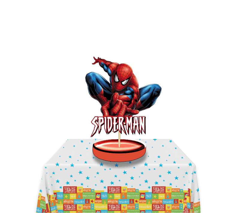 Spider-man Centro de mesa