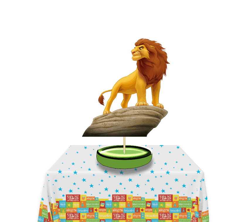 Rey Leon Centro de mesa