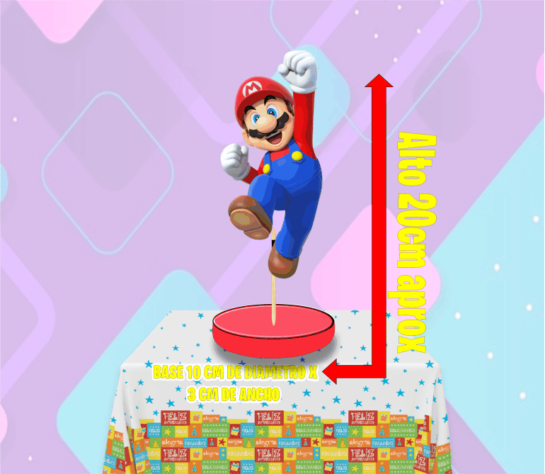 Mario Bros Centro de mesa - Imagen 2