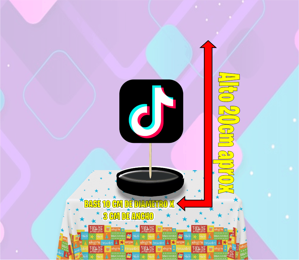 TikTok Centro de mesa - Imagen 2