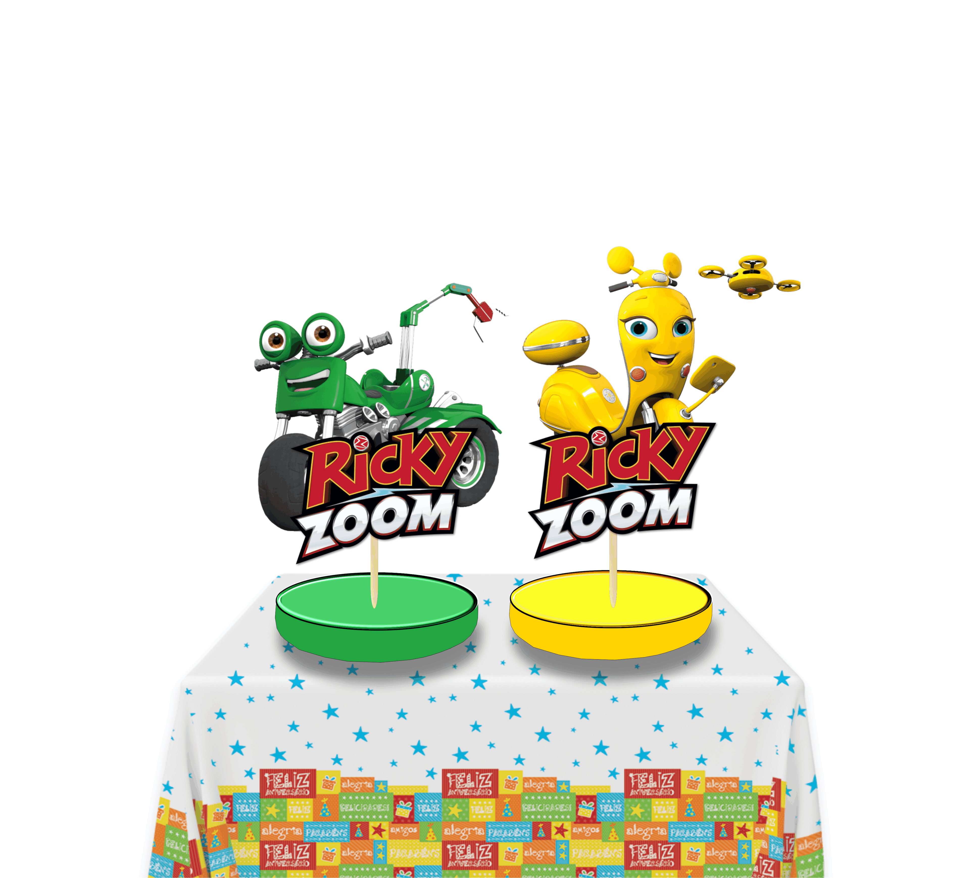 Ricky zoom Centro de mesa - Imagen 3