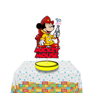 Mickey Mause Bomberos Centro de mesa
