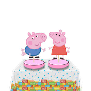 Peppa pig Centro de mesa