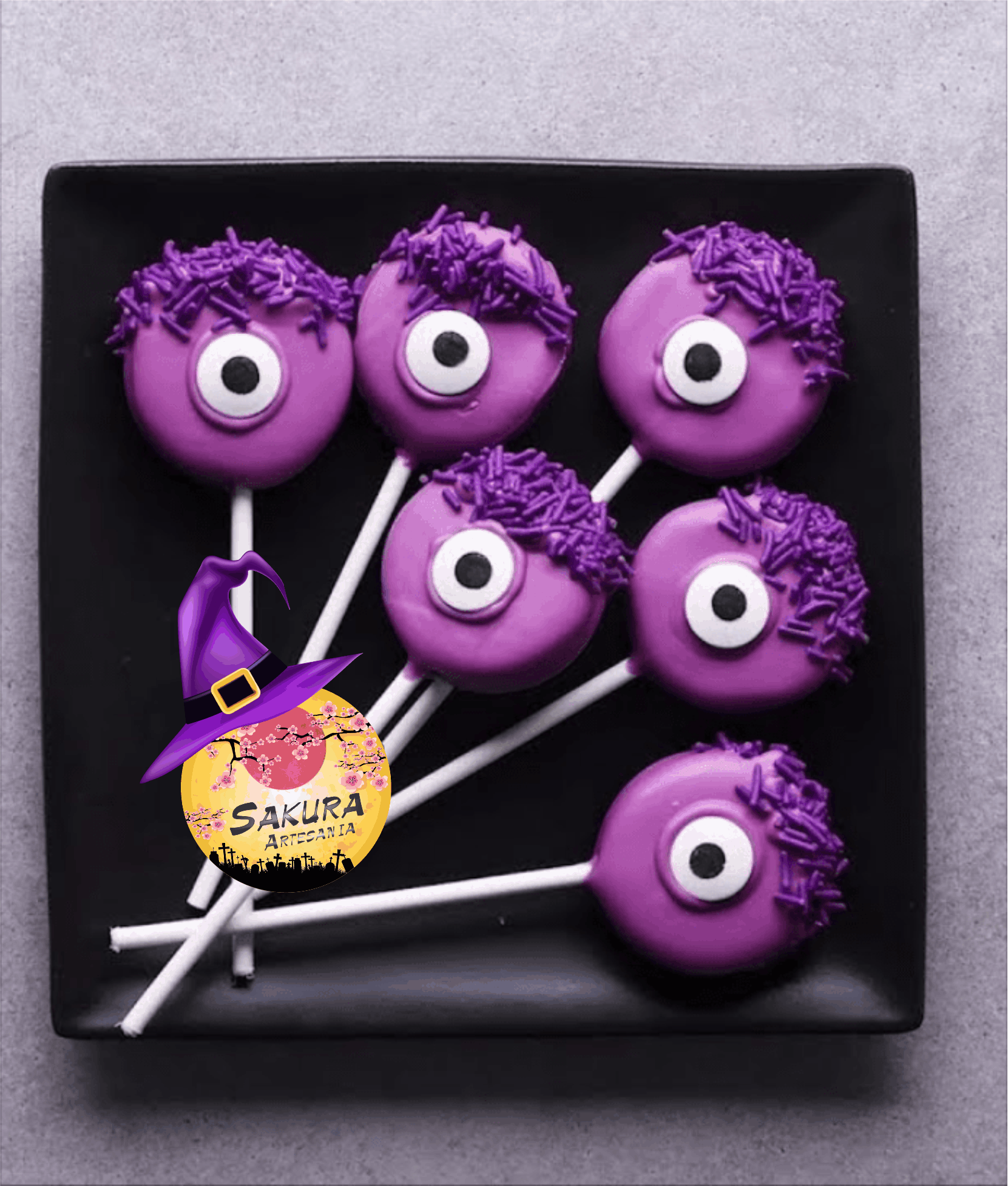 Cake Pop Monstruo Halloween