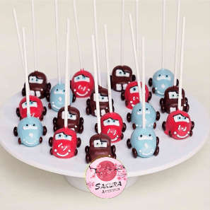 Cake pop Cars