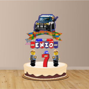 Policia lego cake Toppers cod AT432
