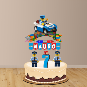 Policia lego cake Toppers cod AT433