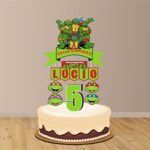 Tortugas ninjas cake Toppers cod AT444