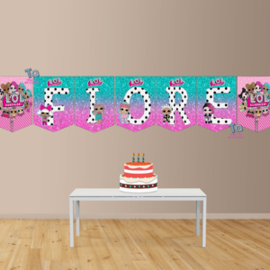 lol Banderín con nombre