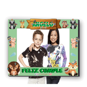 Marco selfie Animales del bosque