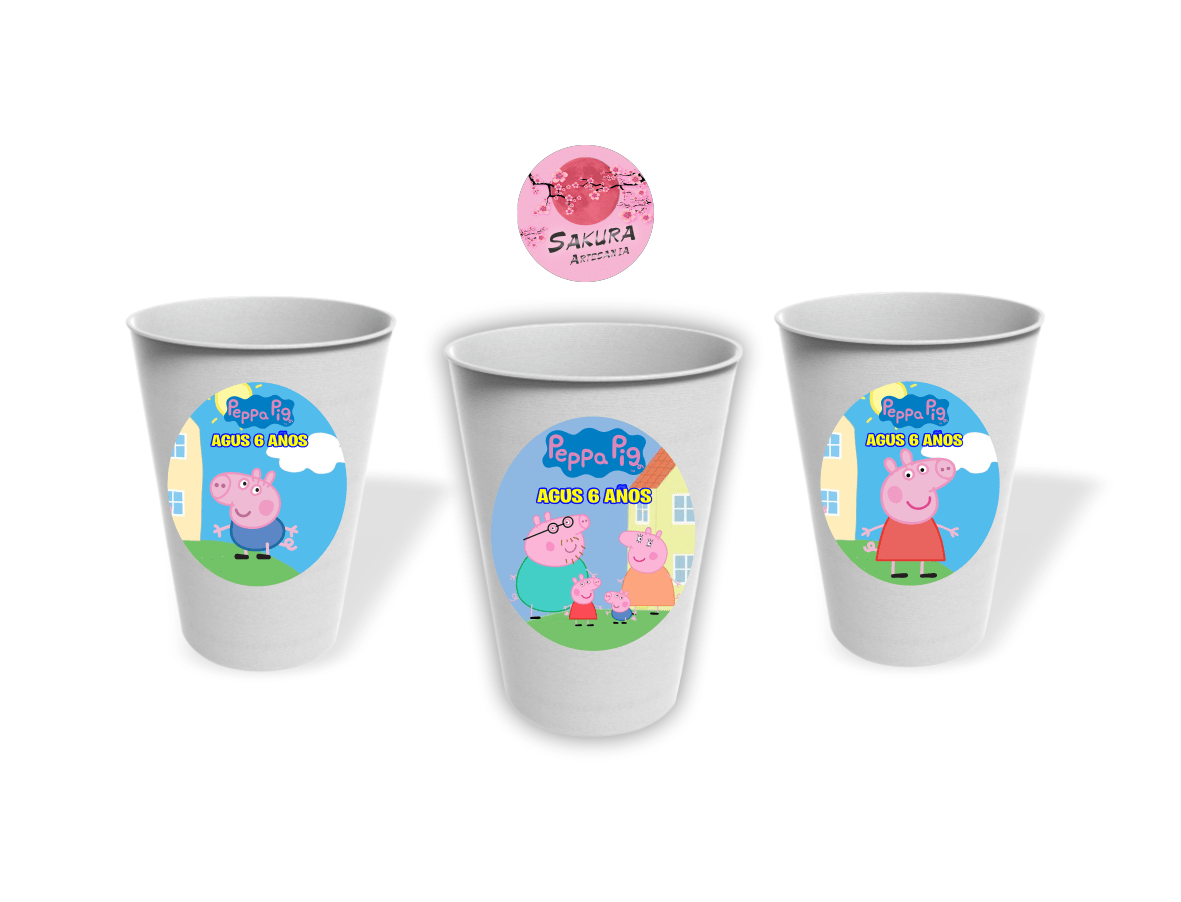 Vasos Peppa Pig pack x10