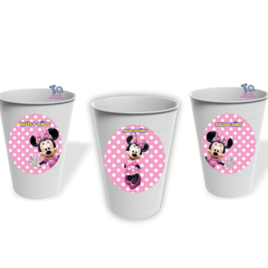 Vasos Minnie pack x10