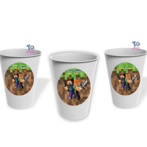 Vasos Minecraf pack x10