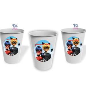 Vasos Miraculous pack x10