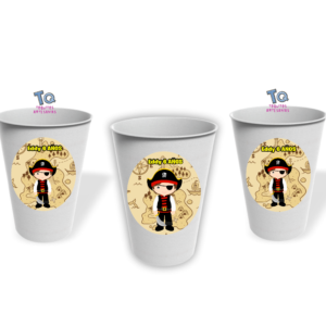 Vasos Piratas pack x10