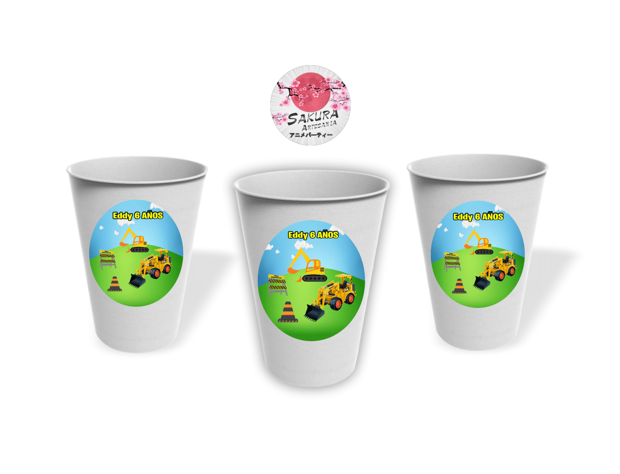 Vasos Tractores pack x10