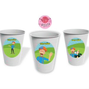 Vasos Blippi pack x10