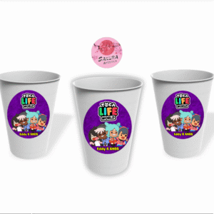 Vasos Toca Boca pack x10