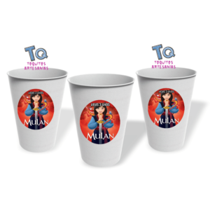 Vasos Mulan  pack x10