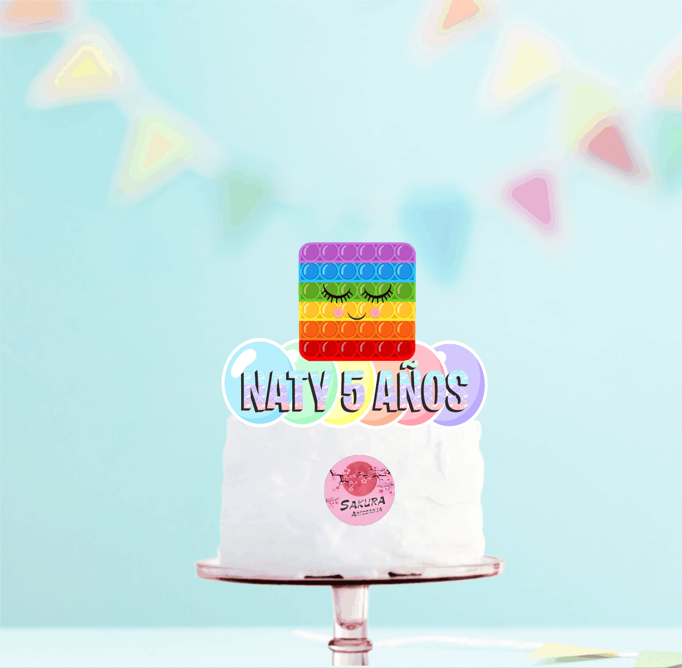 Pop its cake Toppers cod AT452