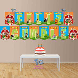 La Granja de Zenon Banderín feliz cumple