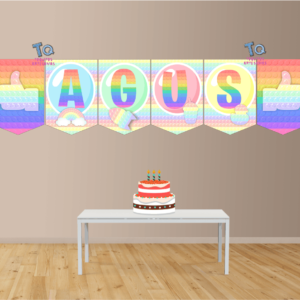 POP Its Banderín con nombre