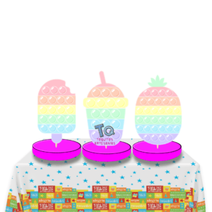 pop its Centro de mesa