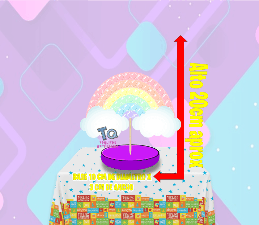 POP its Centro de mesa - Imagen 2