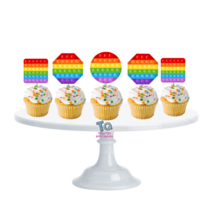 Cupcake Toppers Pop its x10u