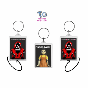 llaveros El juego del calamar x10