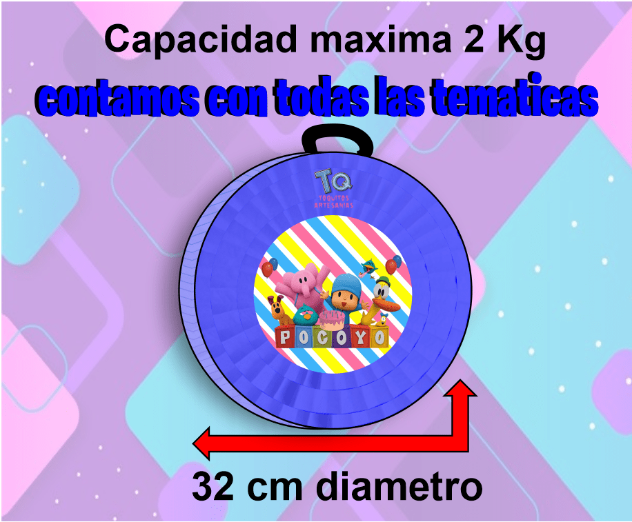 Piñata Pocoyo - Imagen 2