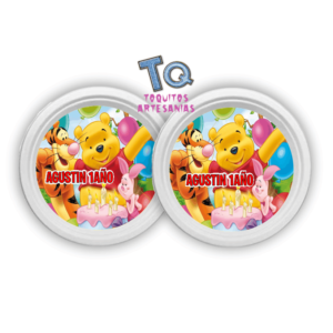 Winnie Pooh Platos x10 15x2mm