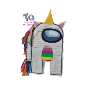 Piñata Among Us Unicornio