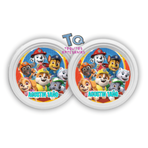 Patrulla canina Platos x10 15x2mm