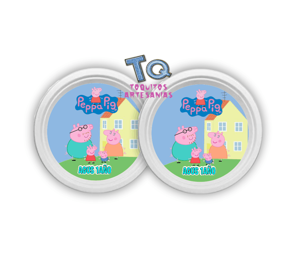 Peppa pig Platos x10 15x2mm