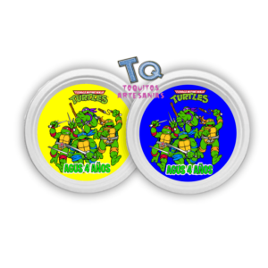 Tortugas Ninja Platos x10 15x2mm