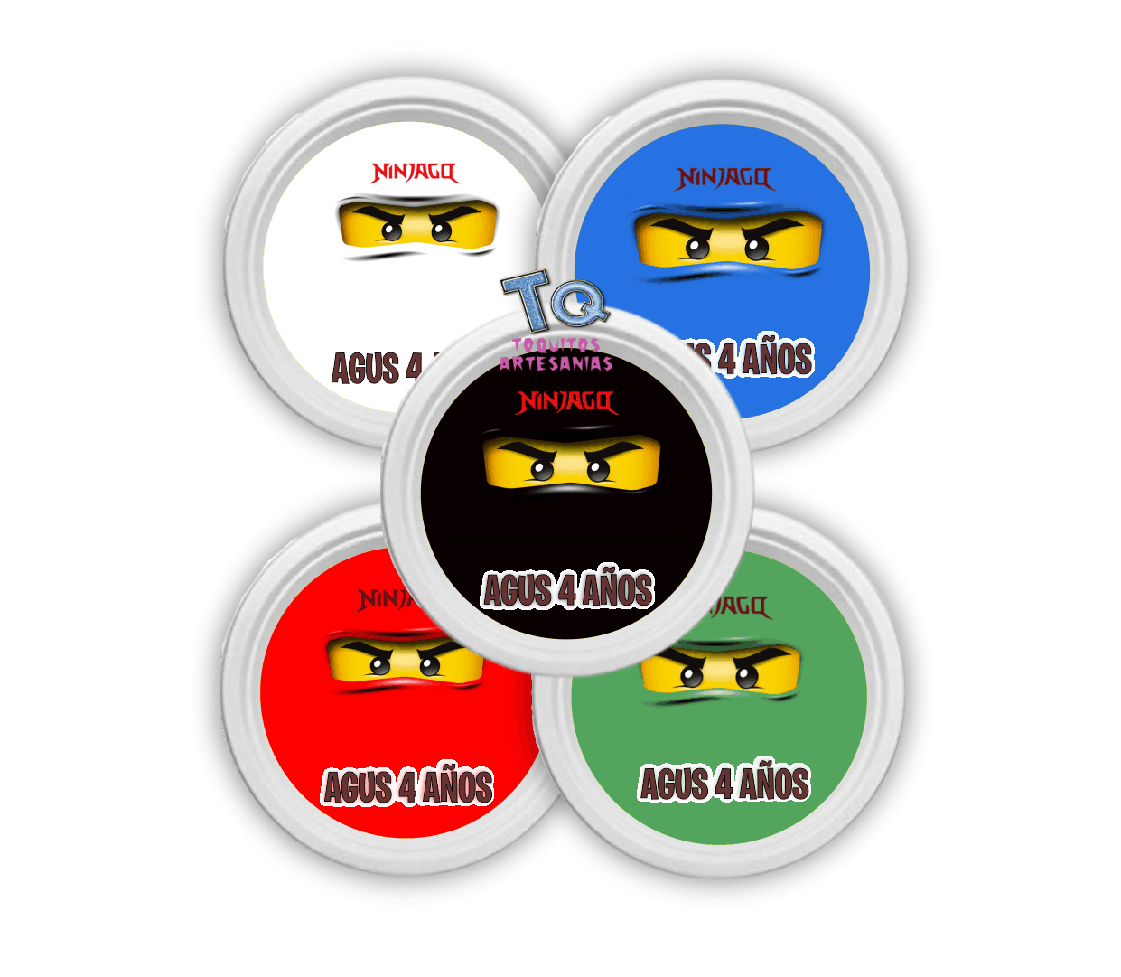 Ninjago Platos x10 15x2mm