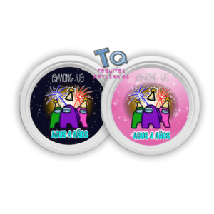 Among Us Platos x10 15x2mm