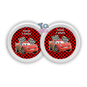 platos Cars x10 15x2mm